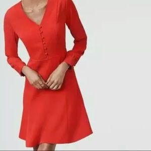 NWT Ann Taylor Factory Dress in Crimson Res